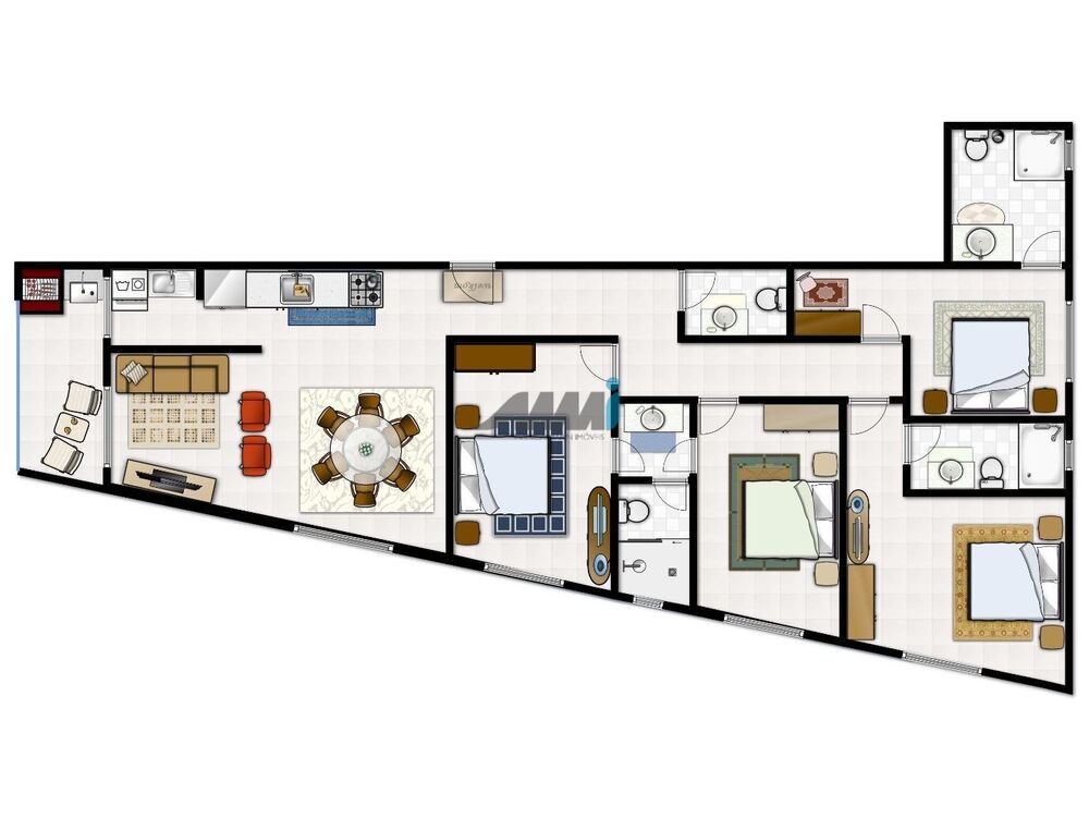 Apartamento à venda com 4 quartos, 157m² - Foto 6