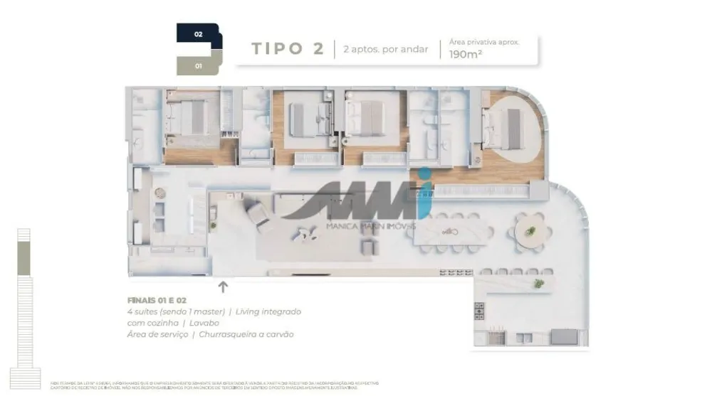 Apartamento, 4 quartos, 190 m² - Foto 5
