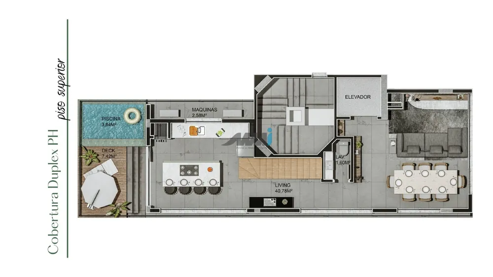 Cobertura, 3 quartos, 144 m² - Foto 6