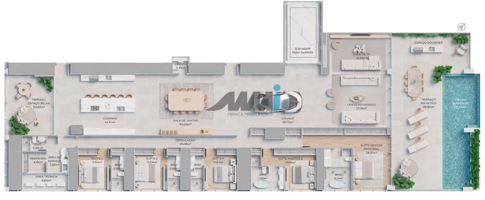 Apartamento, 5 quartos, 420 m² - Foto 15