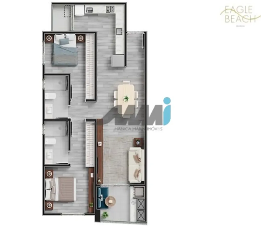Apartamento, 2 quartos, 77 m² - Foto 11