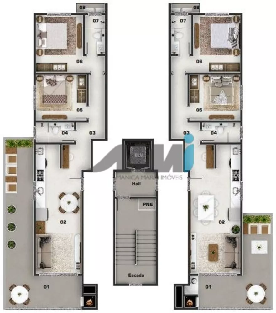 Apartamento à venda com 2 quartos, 87m² - Foto 21