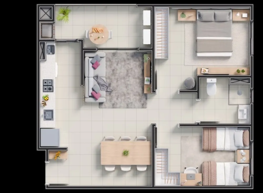 Apartamento, 2 quartos, 63 m² - Foto 15