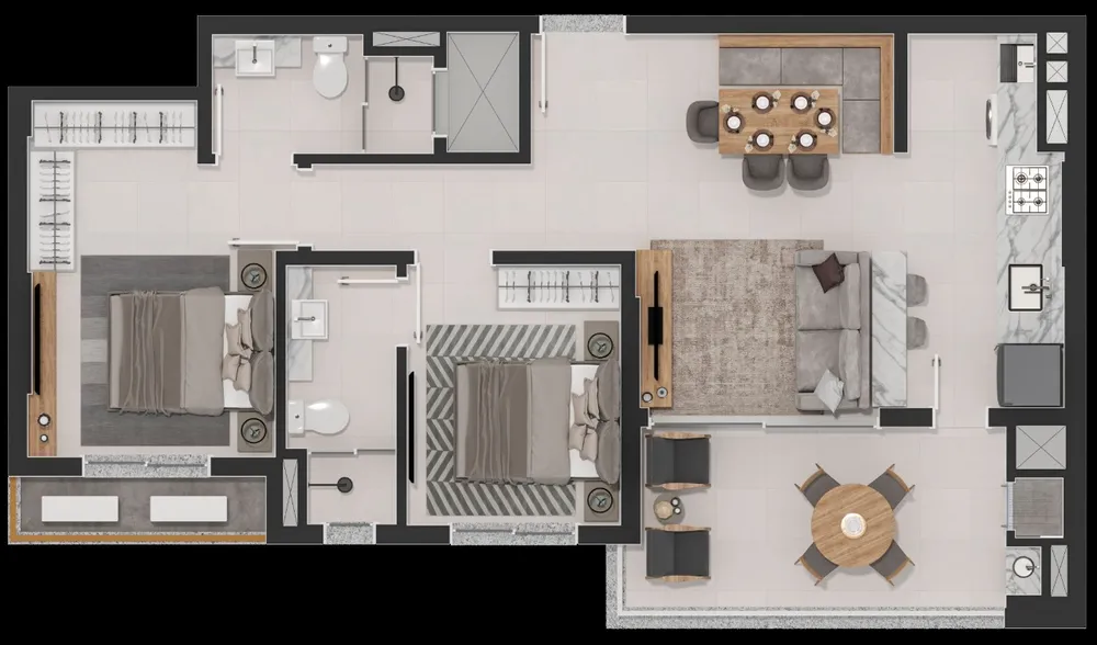 Apartamento, 2 quartos, 79 m² - Foto 12