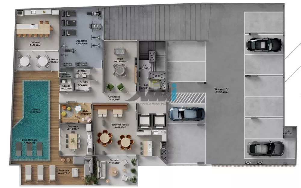 Apartamento à venda com 2 quartos, 68m² - Foto 6