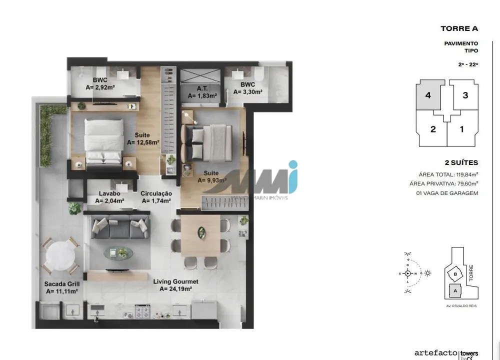 Apartamento, 3 quartos, 193 m² - Foto 10