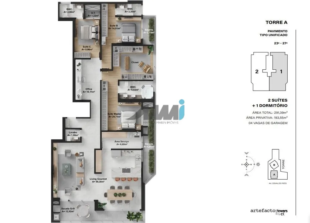 Apartamento, 3 quartos, 193 m² - Foto 11