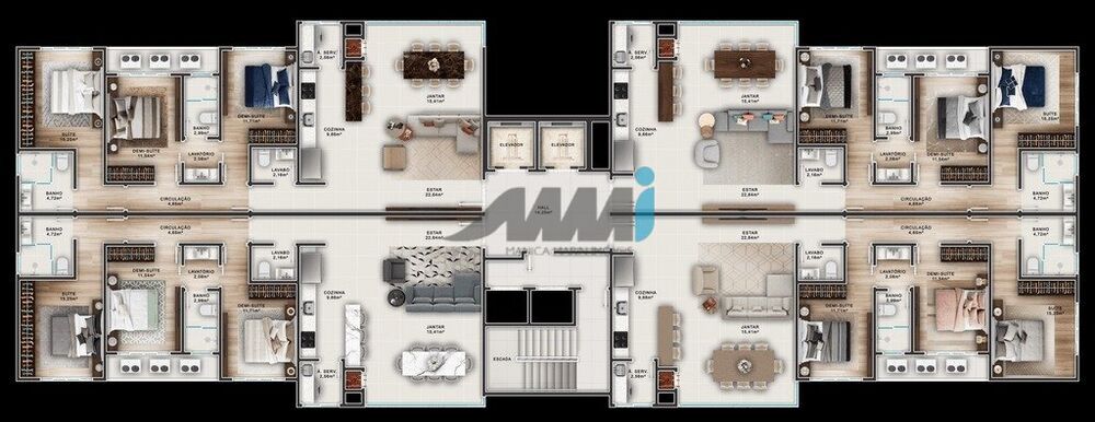 Apartamento, 3 quartos, 124 m² - Foto 4