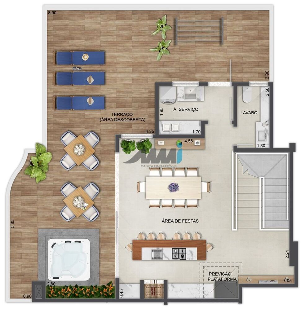 Apartamento, 3 quartos, 121 m² - Foto 2