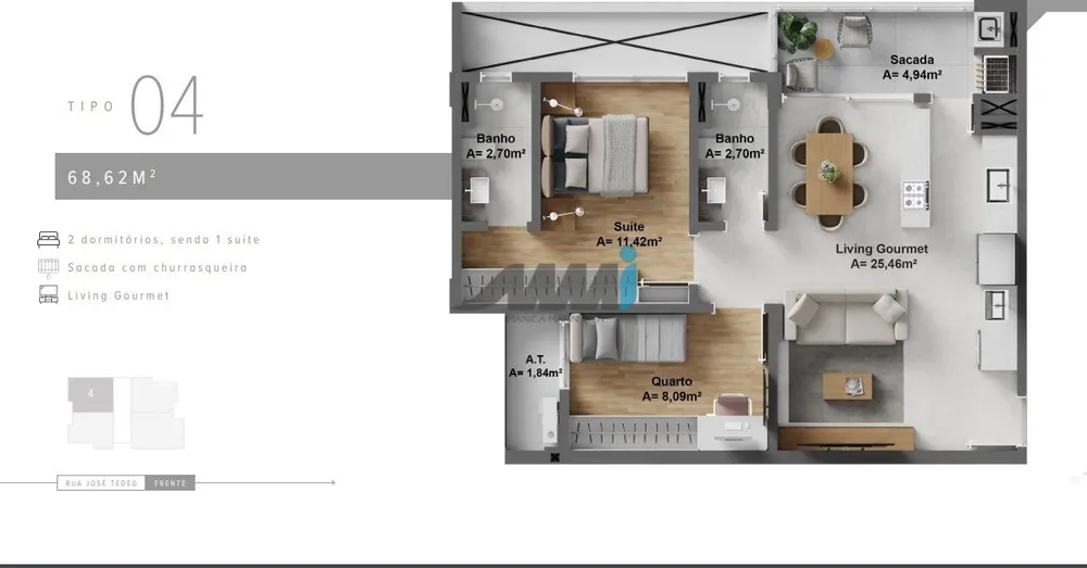 Apartamento, 3 quartos, 87 m² - Foto 10