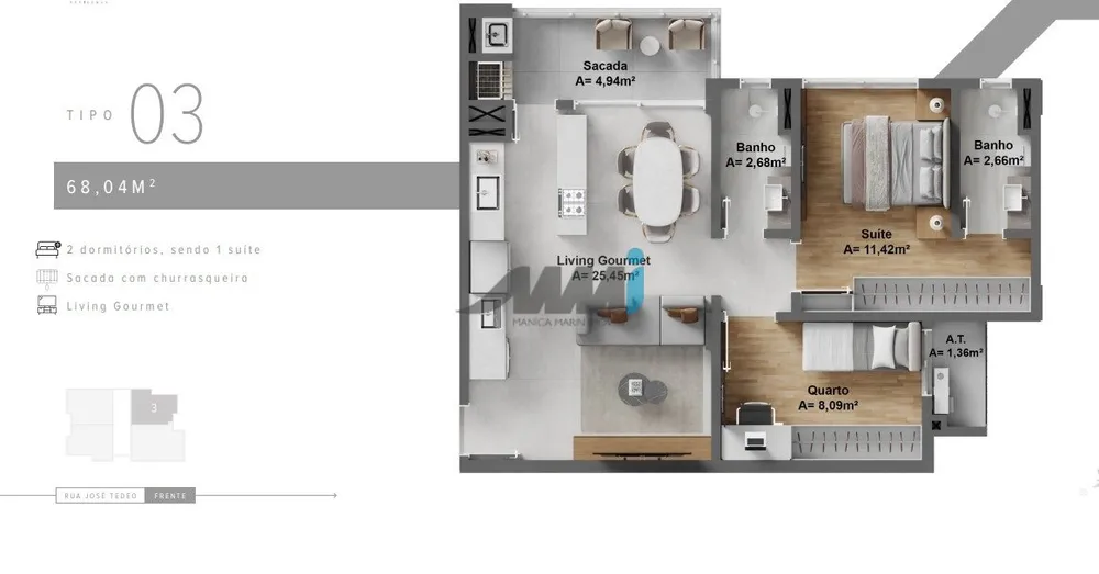 Apartamento, 3 quartos, 87 m² - Foto 9