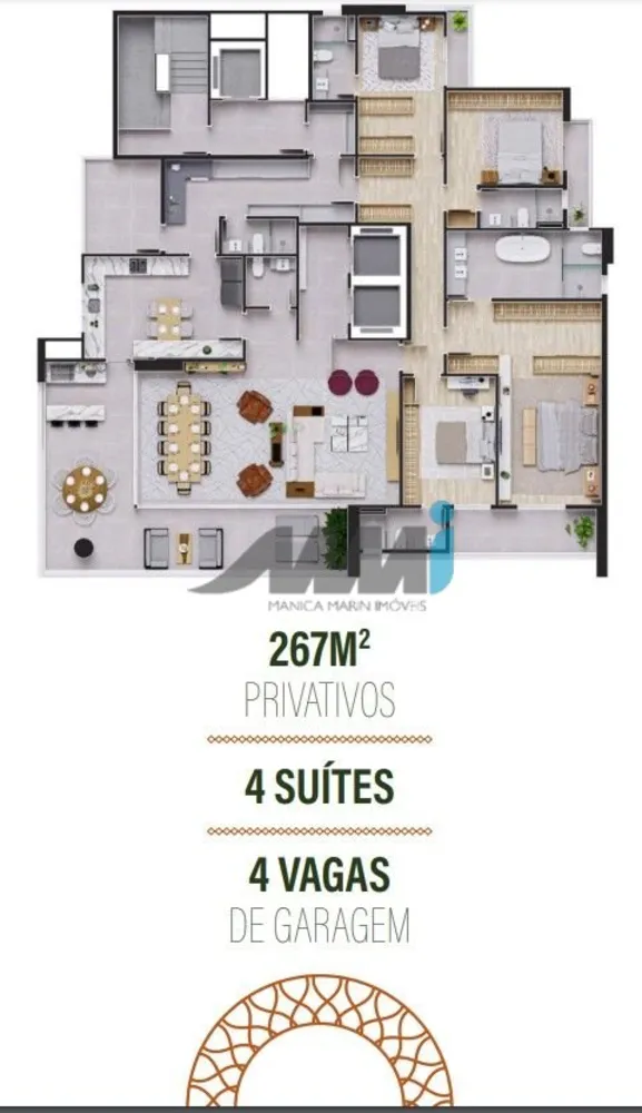 Apartamento, 4 quartos, 267 m² - Foto 15