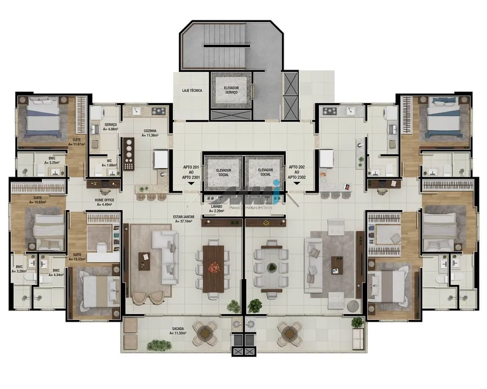 Apartamento, 3 quartos, 144 m² - Foto 19
