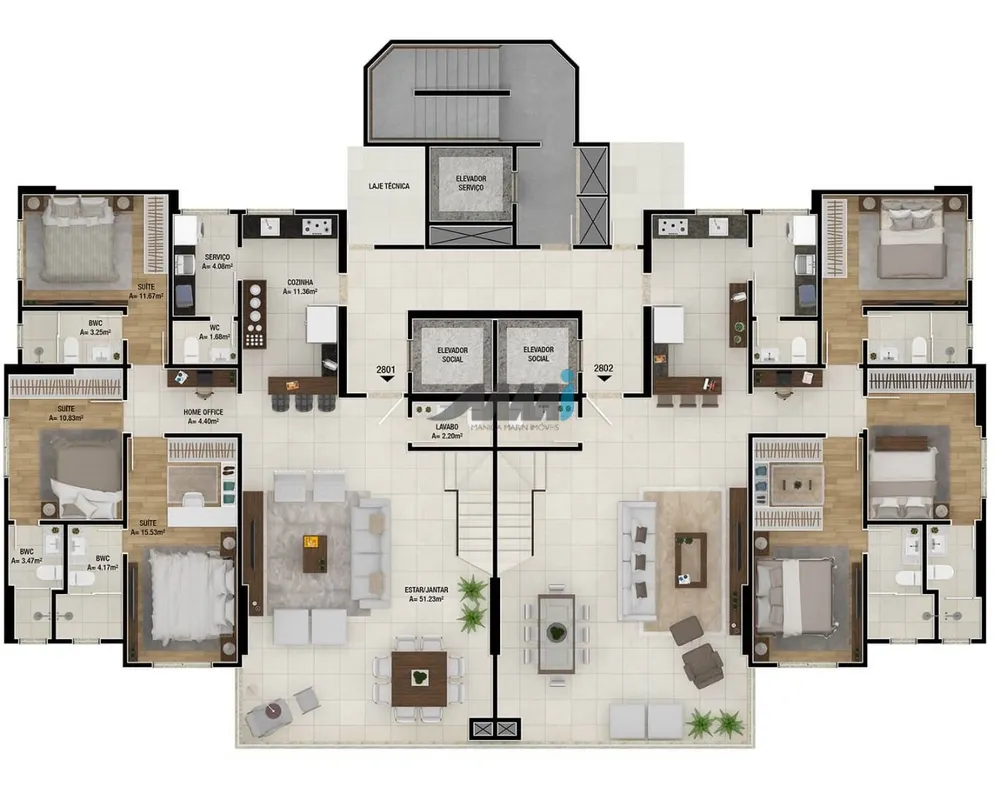 Apartamento, 3 quartos, 144 m² - Foto 20