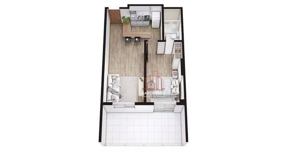 Apartamento, 1 quarto, 43 m² - Foto 4
