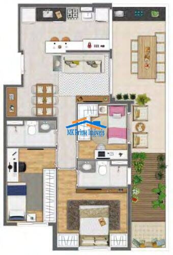 Apartamento à venda com 3 quartos, 66m² - Foto 10