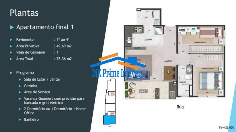 Apartamento, 2 quartos, 53 m² - Foto 12