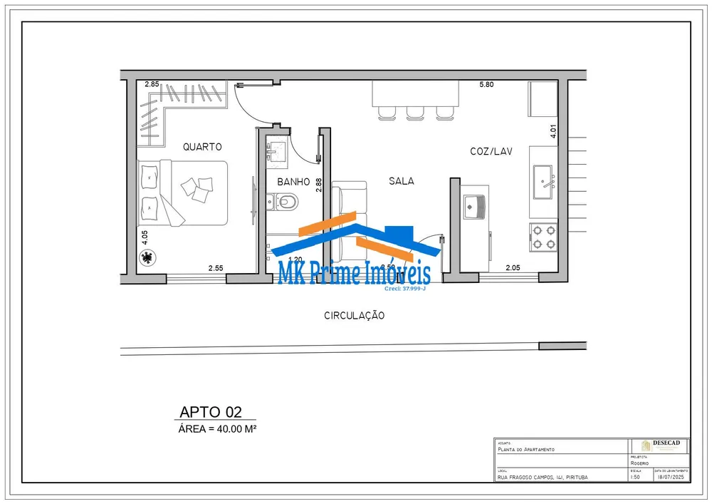 Apartamento, 1 quarto, 40 m² - Foto 7