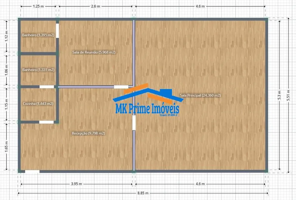 Sala-Conjunto, 50 m² - Foto 8