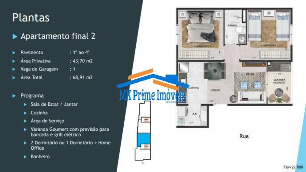 Apartamento, 2 quartos, 41 m² - Foto 4