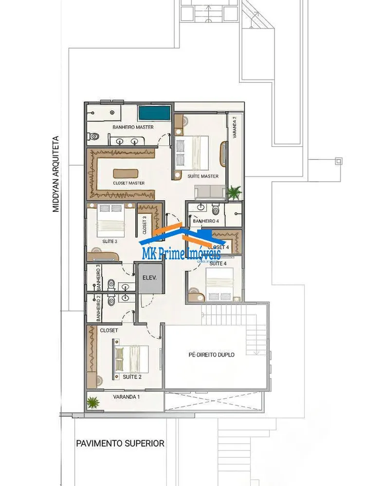 Casa de Condomínio, 4 quartos - Foto 5