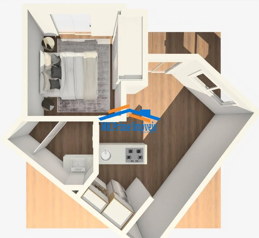 Apartamento, 1 quarto, 39 m² - Foto 3