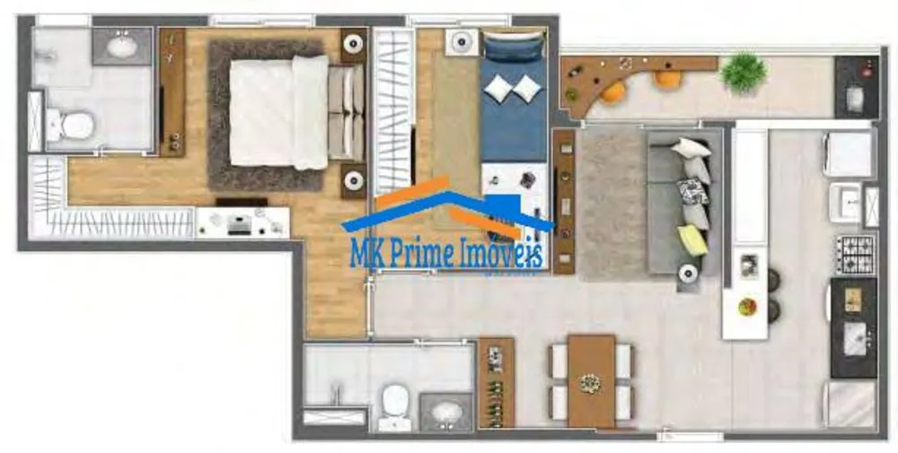 Apartamento, 3 quartos, 66 m² - Foto 2