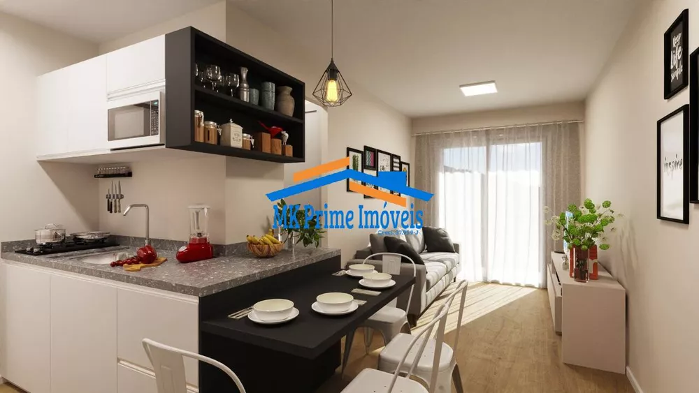 Apartamento à venda com 1 quarto, 34m² - Foto 1