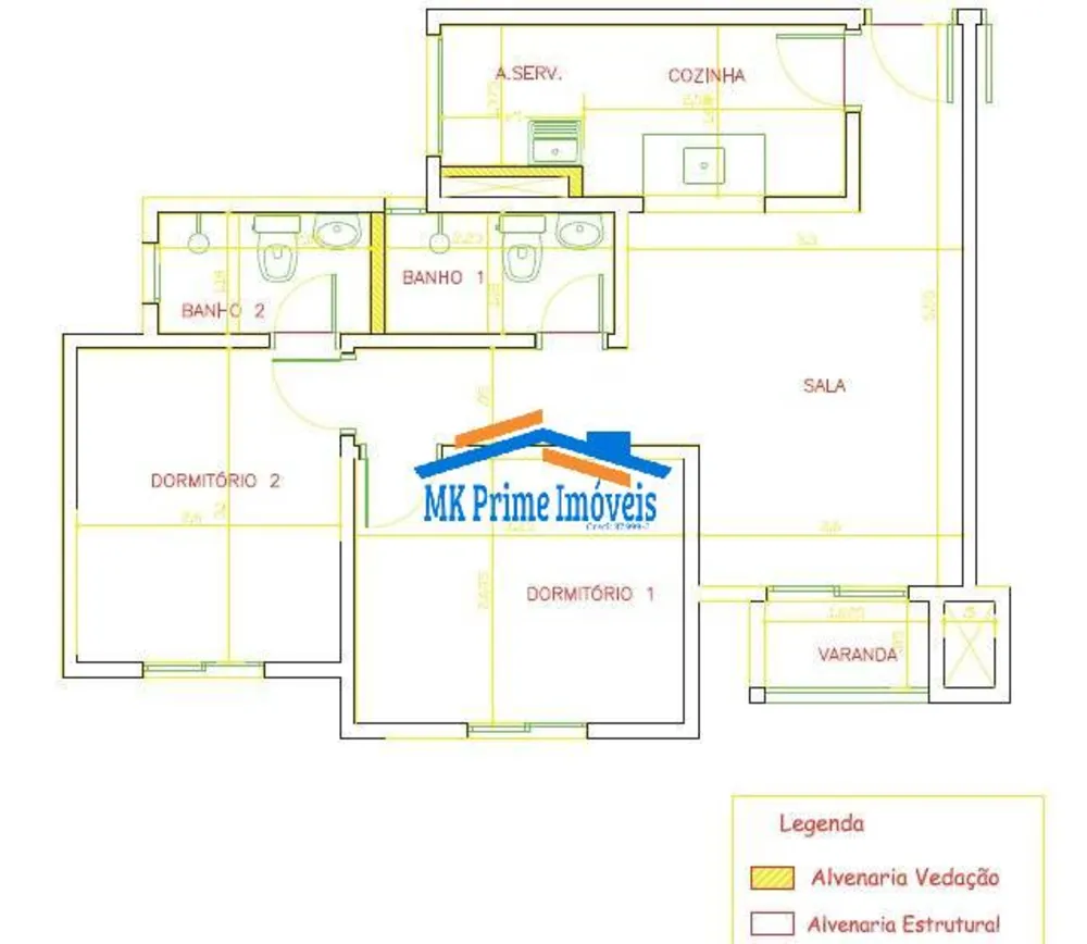 Apartamento, 2 quartos, 53 m² - Foto 8