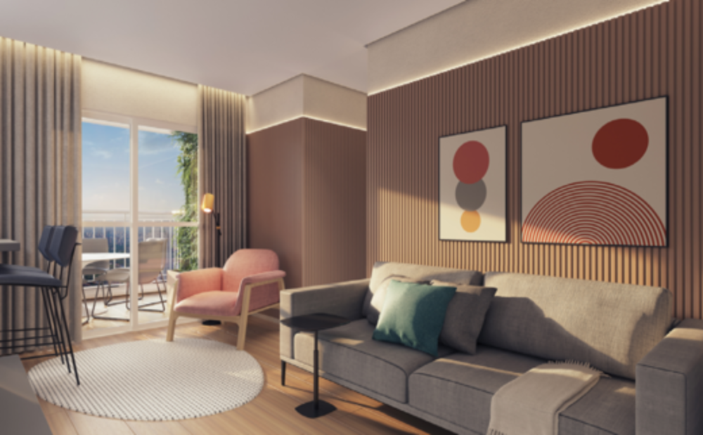 Apartamento, 2 quartos, 52 m² - Foto 1