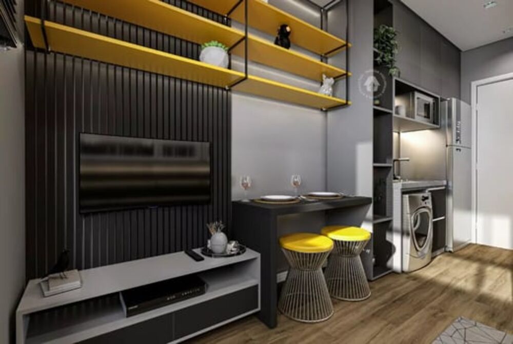 Apartamento à venda com 1 quarto, 28m² - Foto 1