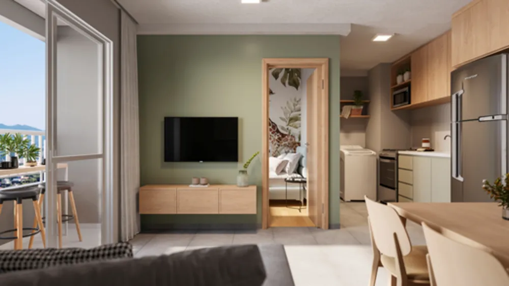 Apartamento, 2 quartos, 35 m² - Foto 2