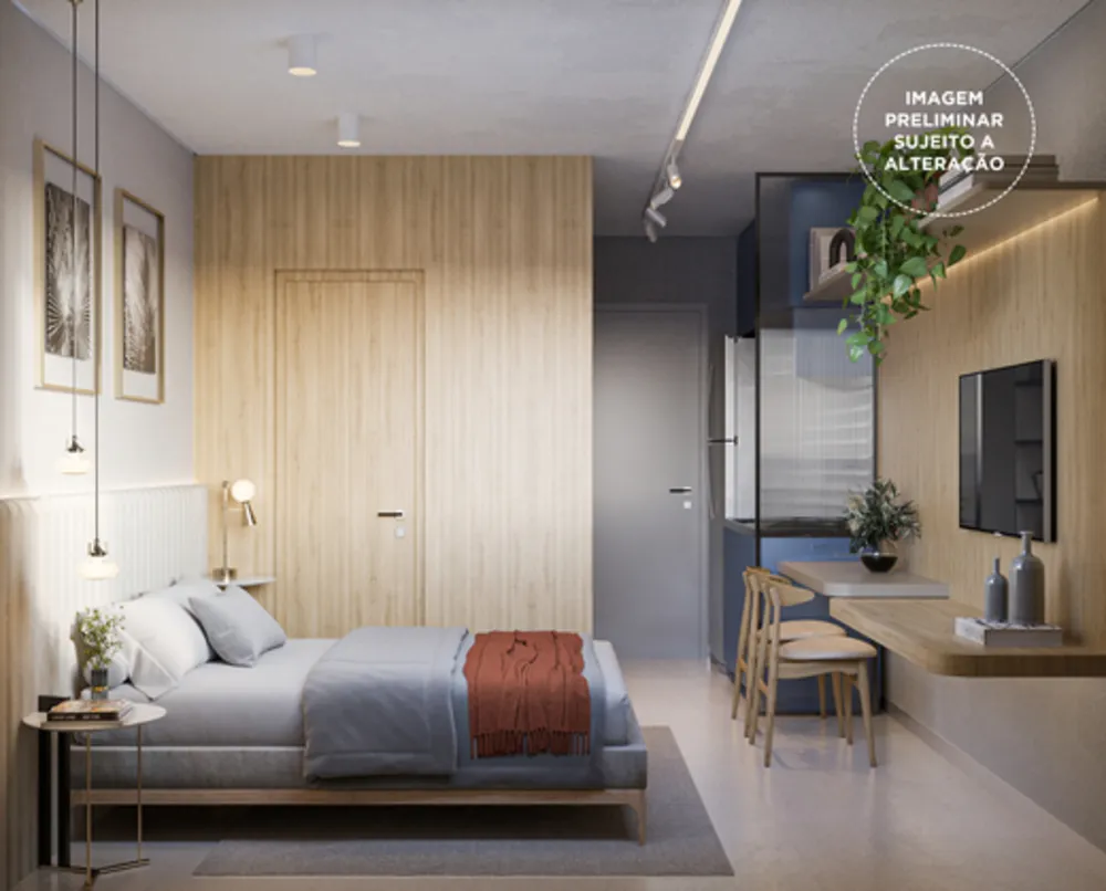 Apartamento, 2 quartos, 28 m² - Foto 2
