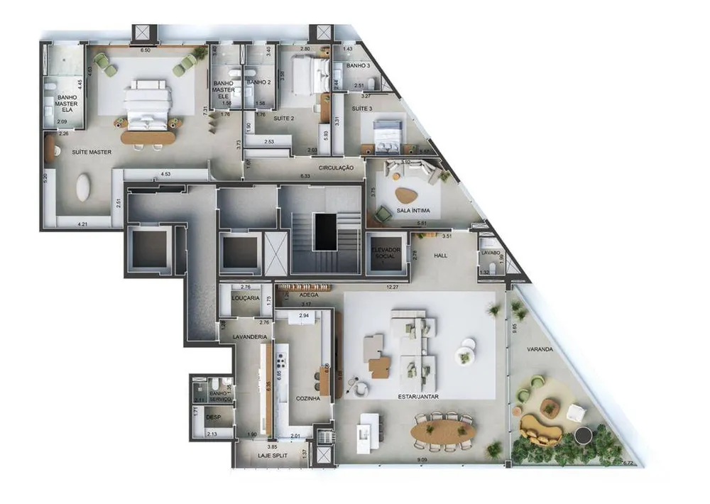 Apartamento, 3 quartos, 230 m² - Foto 15