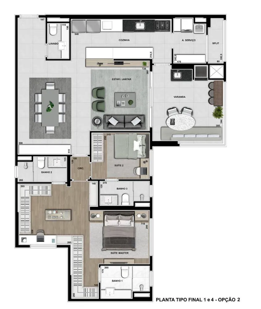 Apartamento, 3 quartos, 132 m² - Foto 4