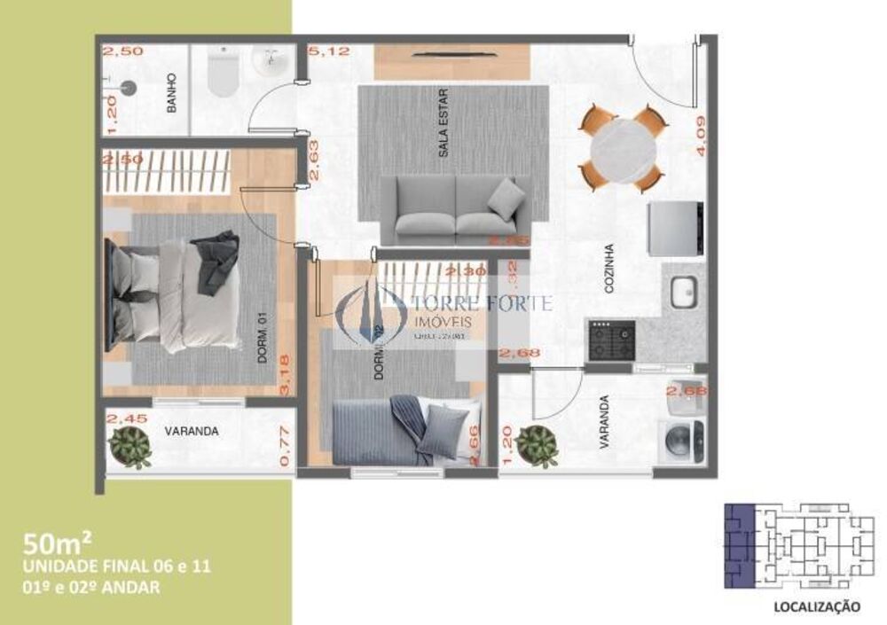 Apartamento, 1 quarto, 31 m² - Foto 12