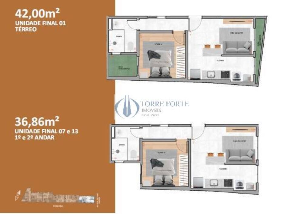 Apartamento, 2 quartos, 31 m² - Foto 3