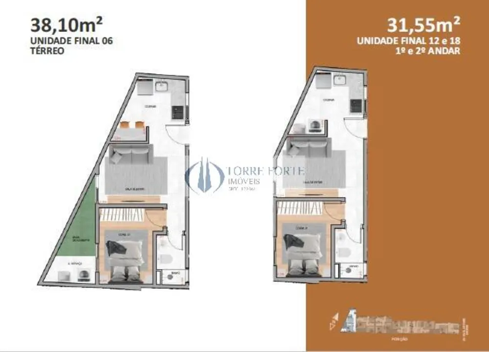Apartamento, 2 quartos, 31 m² - Foto 4