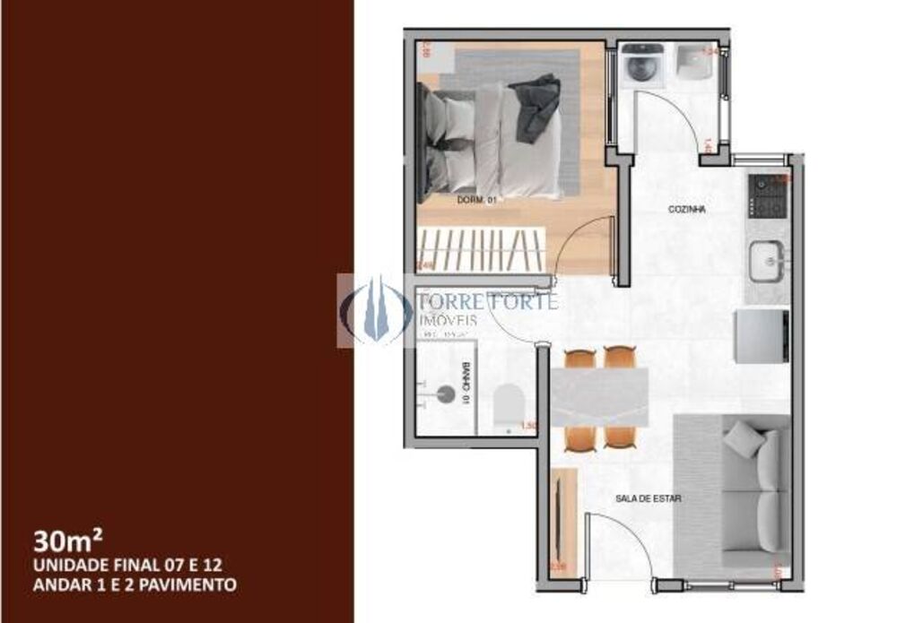 Apartamento, 1 quarto, 30 m² - Foto 4