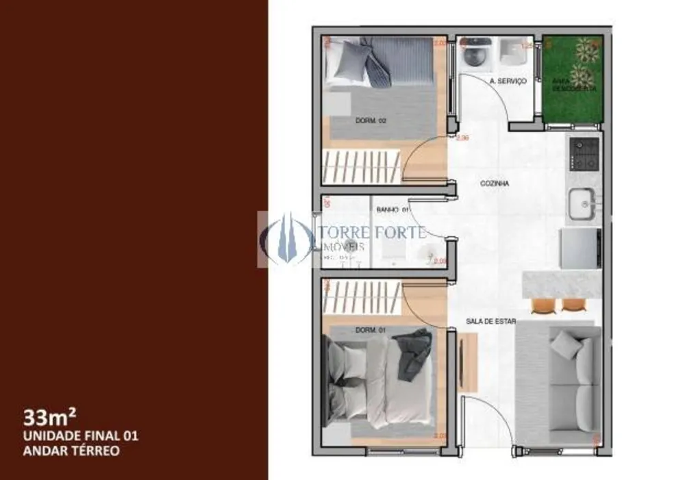 Apartamento, 1 quarto, 30 m² - Foto 5