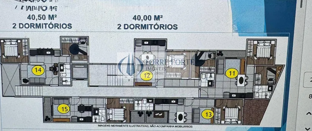 Apartamento, 2 quartos, 40 m² - Foto 1