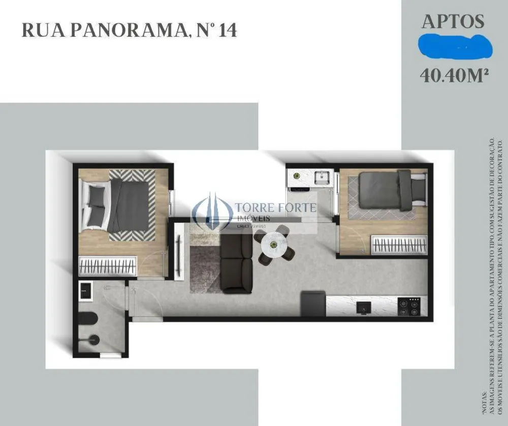 Apartamento, 2 quartos, 35 m² - Foto 5