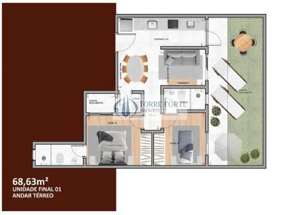 Apartamento, 2 quartos, 35 m² - Foto 7