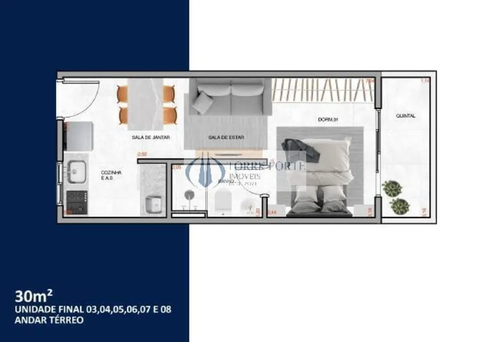 Apartamento, 1 quarto, 27 m² - Foto 8