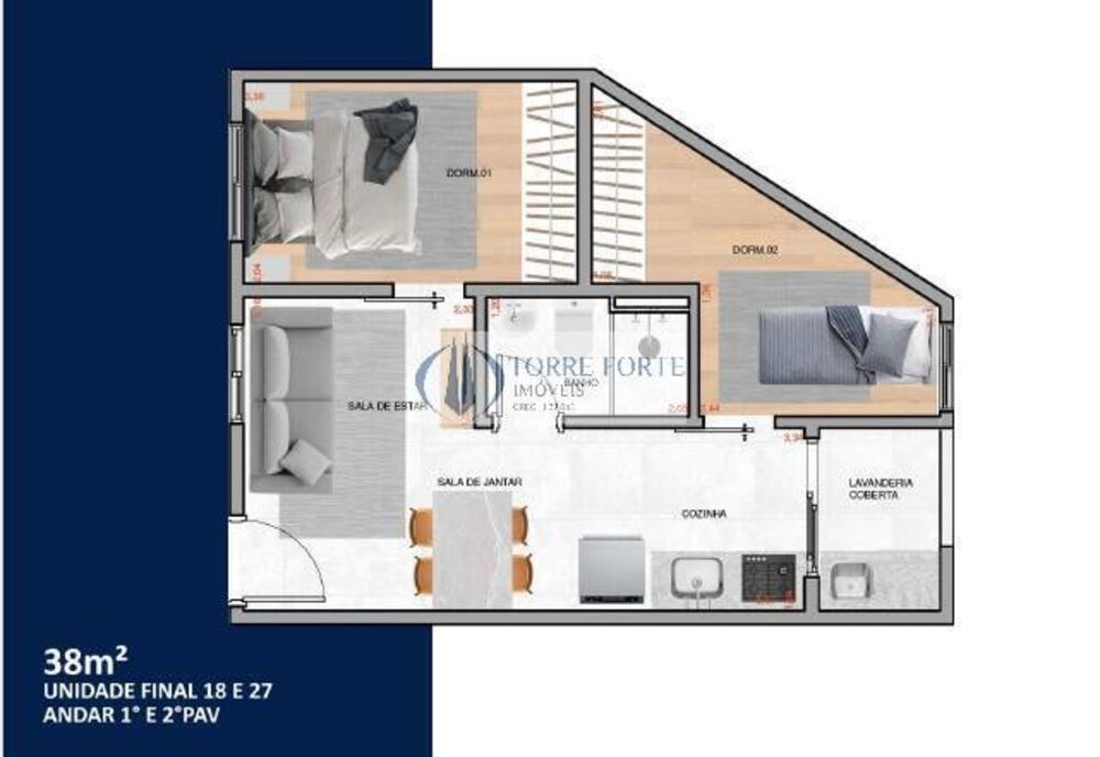 Apartamento, 1 quarto, 27 m² - Foto 11