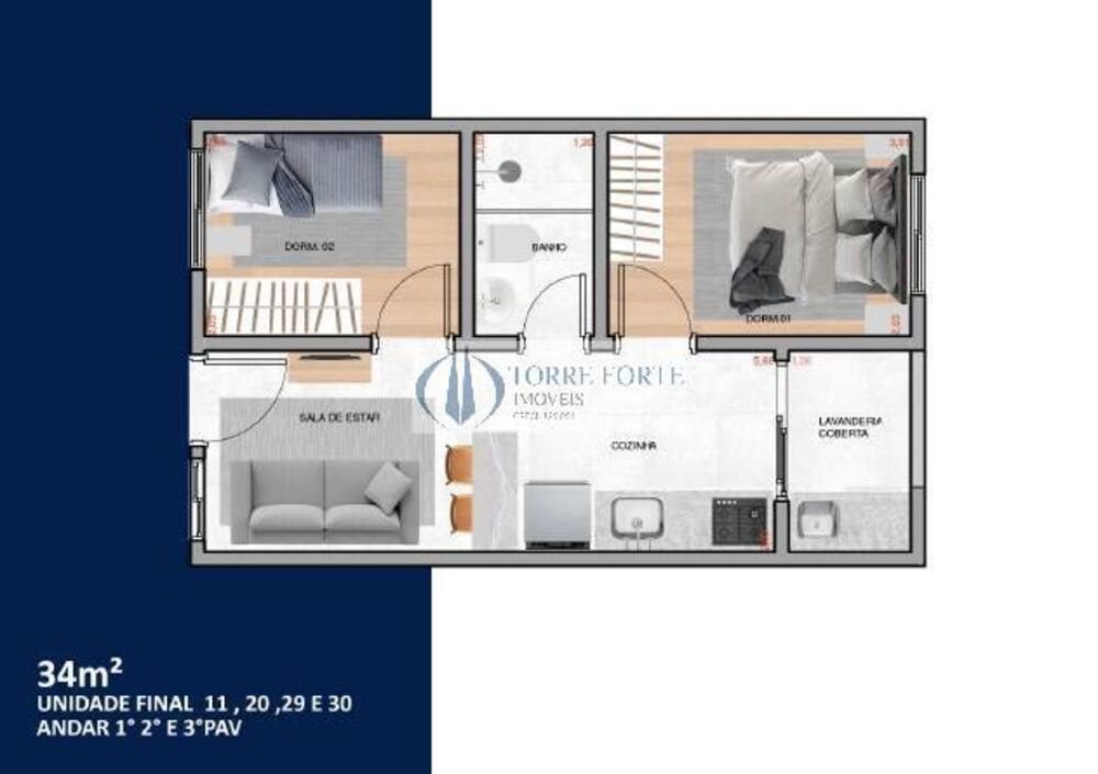 Apartamento, 1 quarto, 27 m² - Foto 7