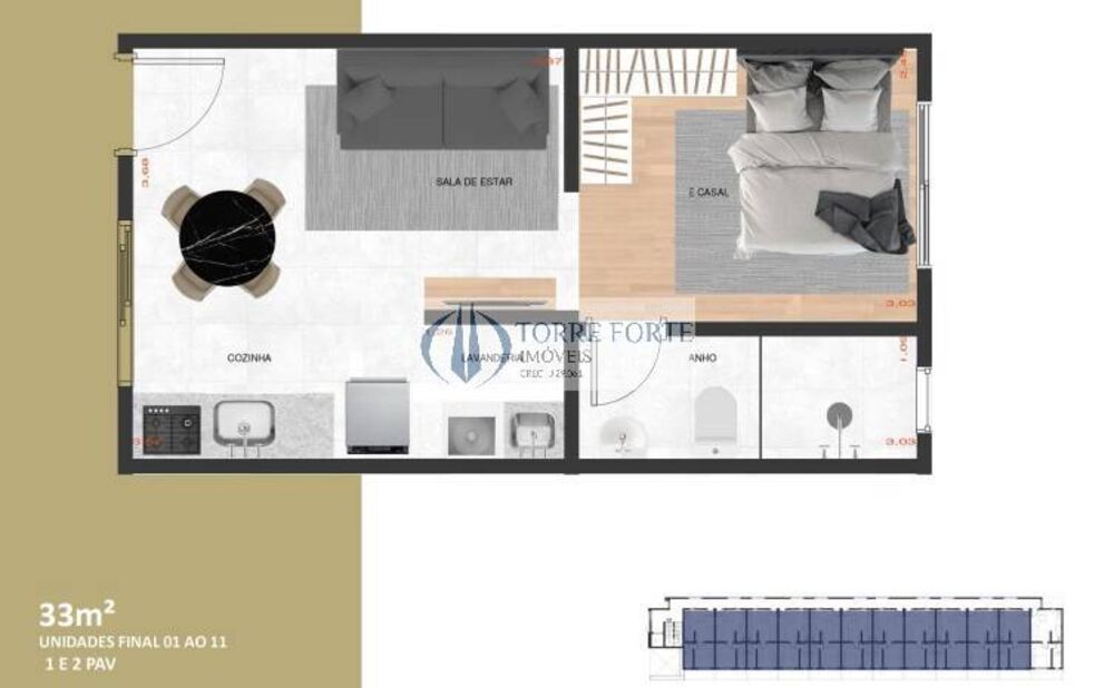 Apartamento, 1 quarto, 30 m² - Foto 4