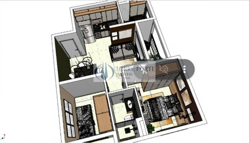 Apartamento, 2 quartos, 40 m² - Foto 1