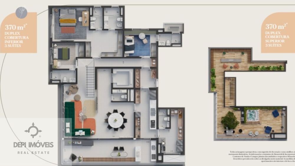 Cobertura, 3 quartos, 370 m² - Foto 1