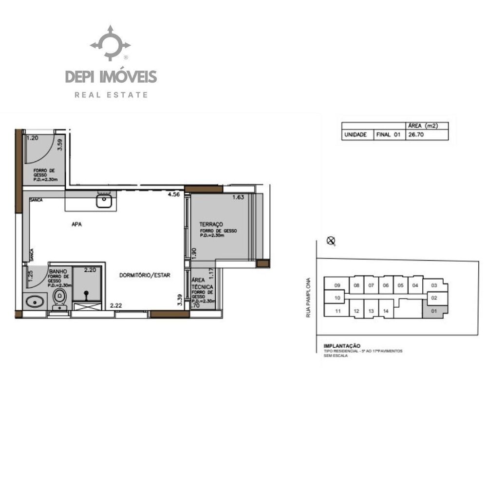 Apartamento, 1 quarto, 26 m² - Foto 2